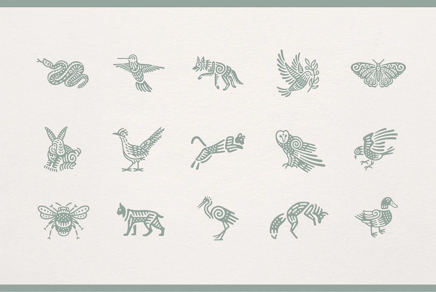 Custom brand icon designs for Pamec Winery Temecula