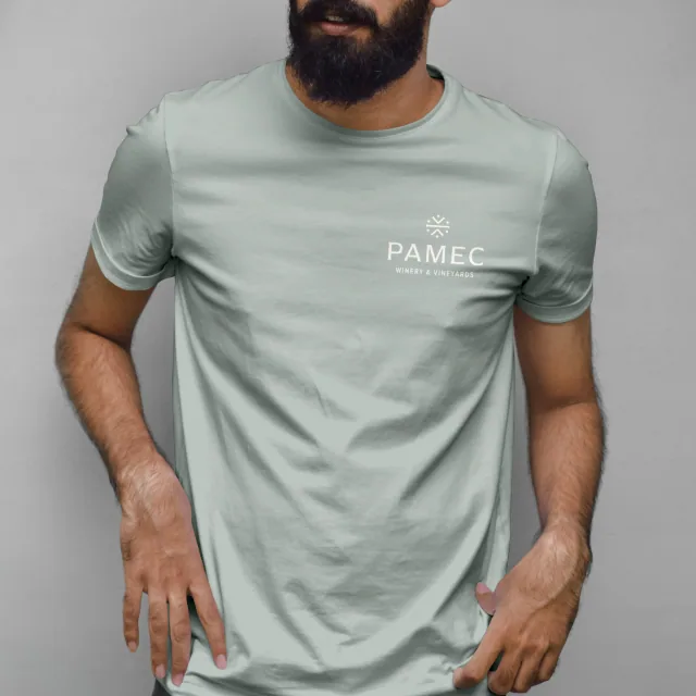 Mens apparel design for Pamec Winery Temecula