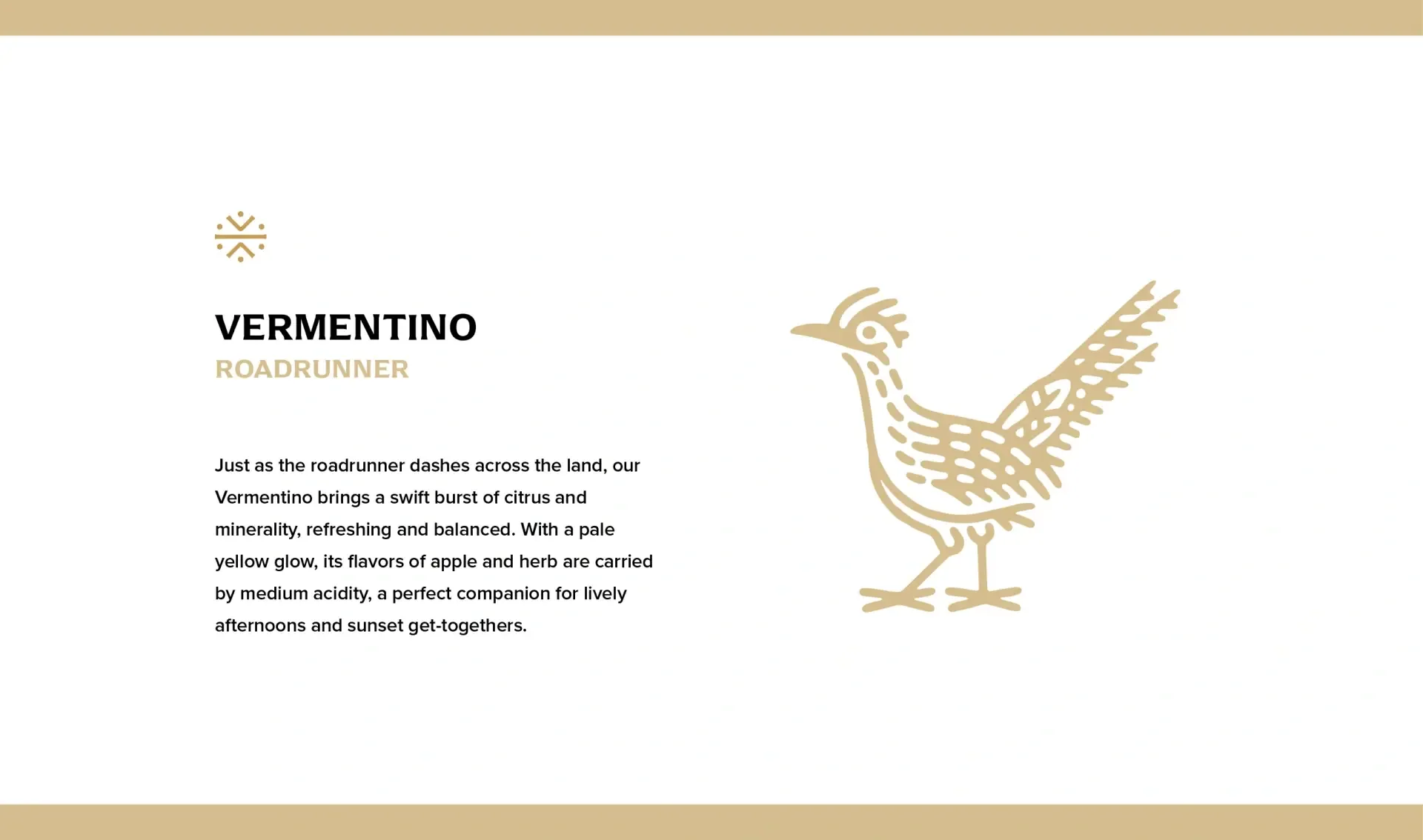 Pamec Winery vermentino wine tasting notes design