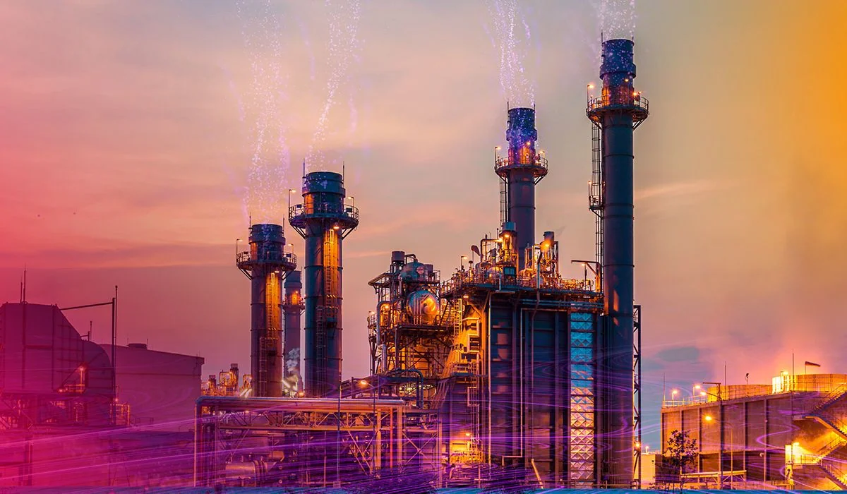 Chemical manufacturing industry campaign creative for AVEVA