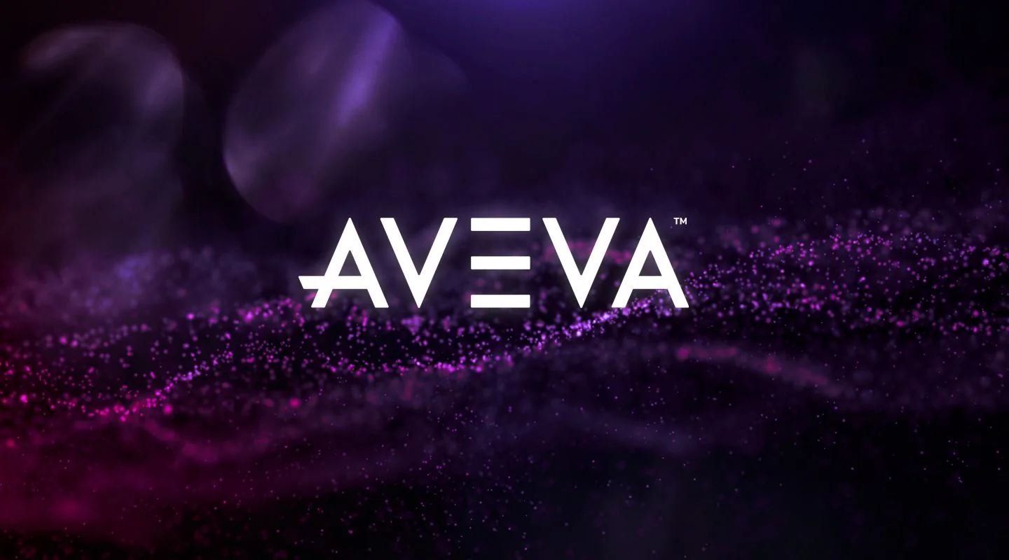 AVEVA logo and brand identity system from Magnetic rebrand