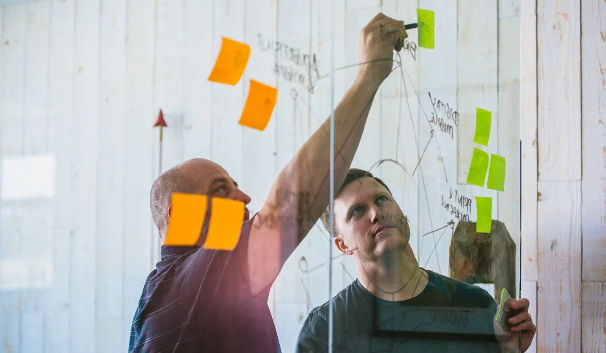 Brand strategy working session for AVEVA industrial software rebrand