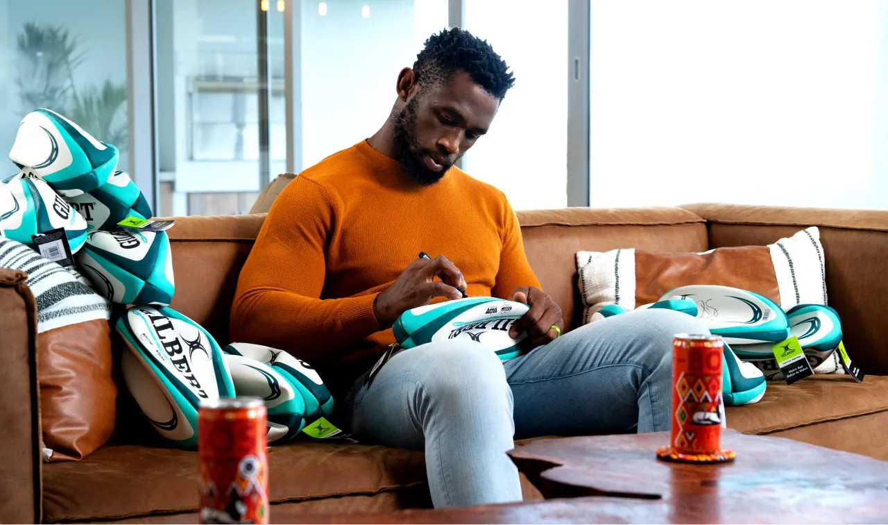 BOS x Siya Kolisi BOS marketing x Siya Kolisi studio shoot