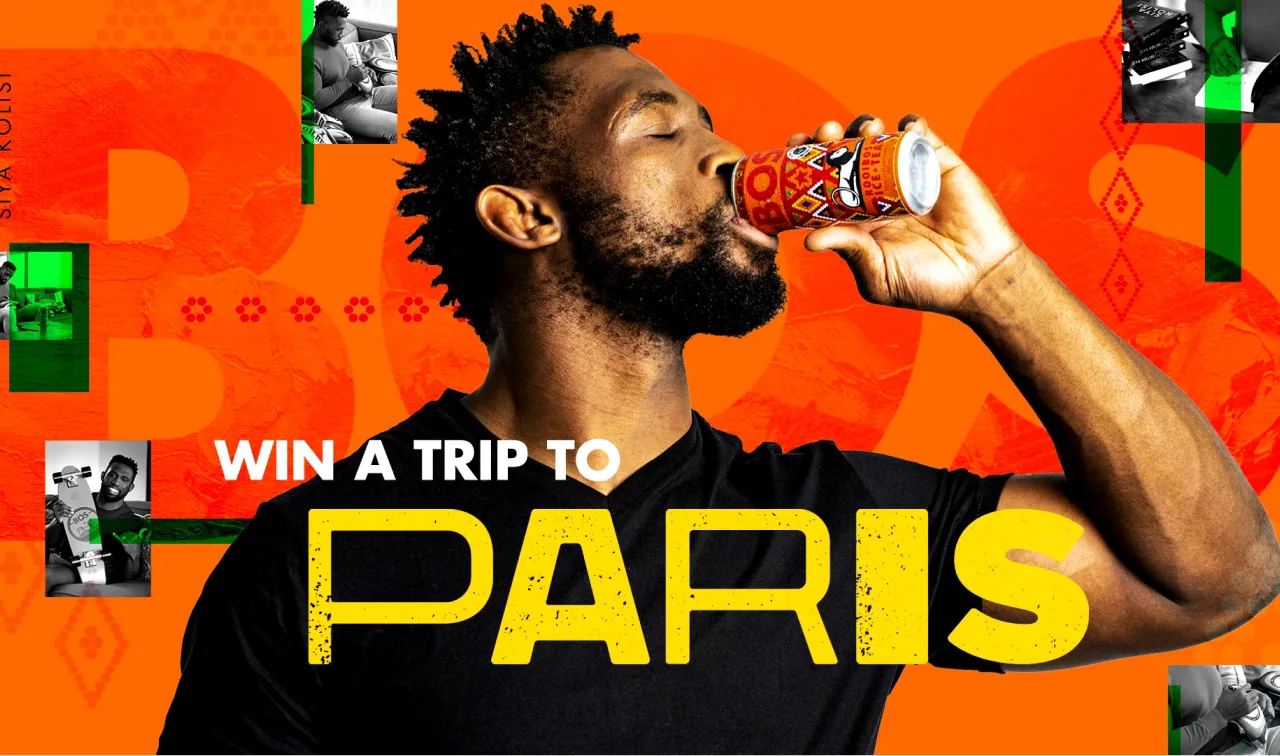BOS x Siya Kolisi siya Kolisi collaboration giveaway campaign