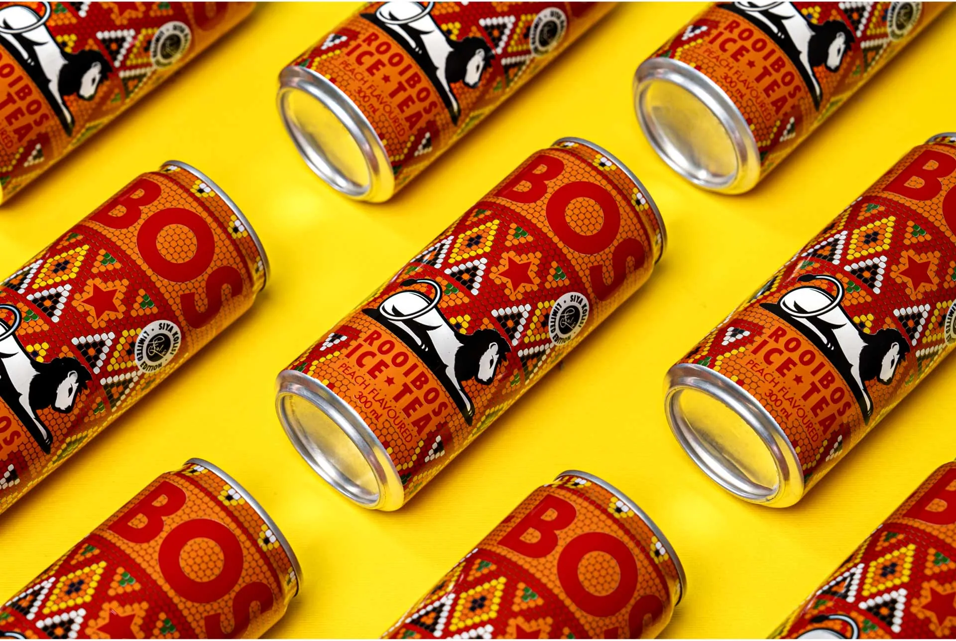 BOS x Siya Kolisi SIYA KOLISIS LIMITED EDITION BOS ICE TEA PACKAGING DESIGN
