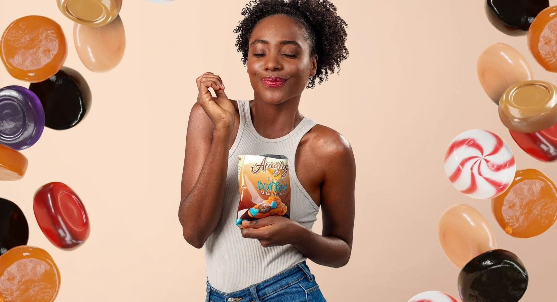 Amajoya candy branding case study by Magnetic