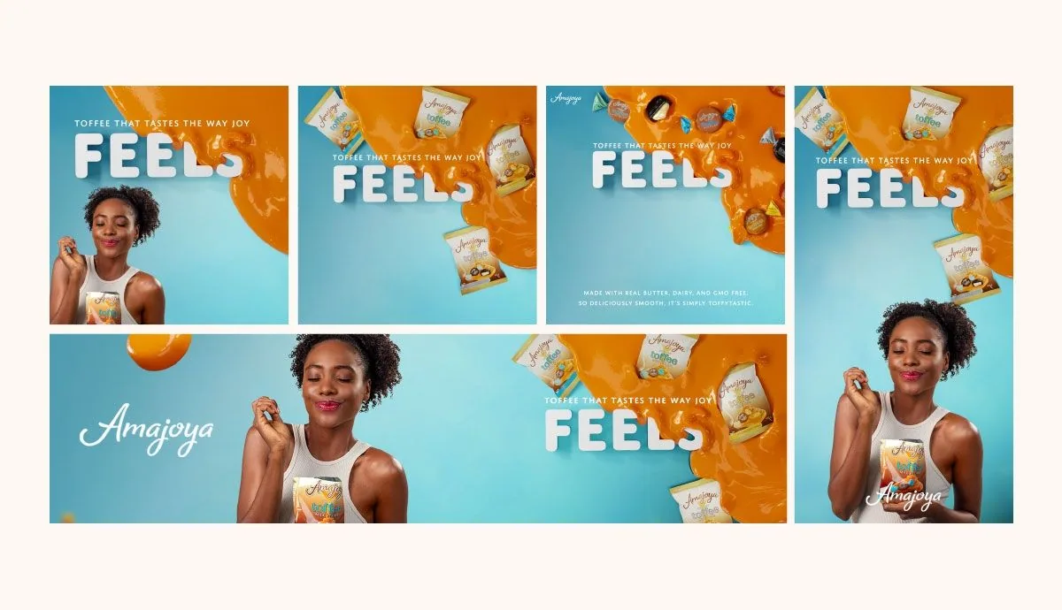 Amajoya candy digital marketing design