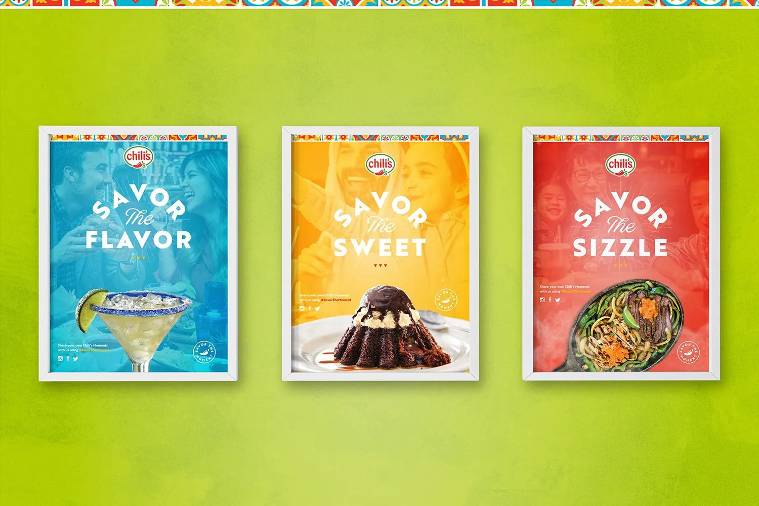 Chili's global brand poster design