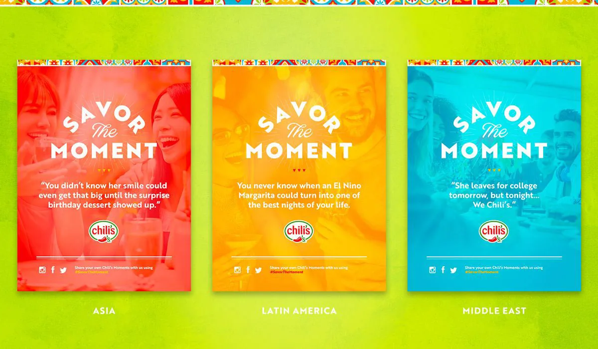 Chili's global print advertising