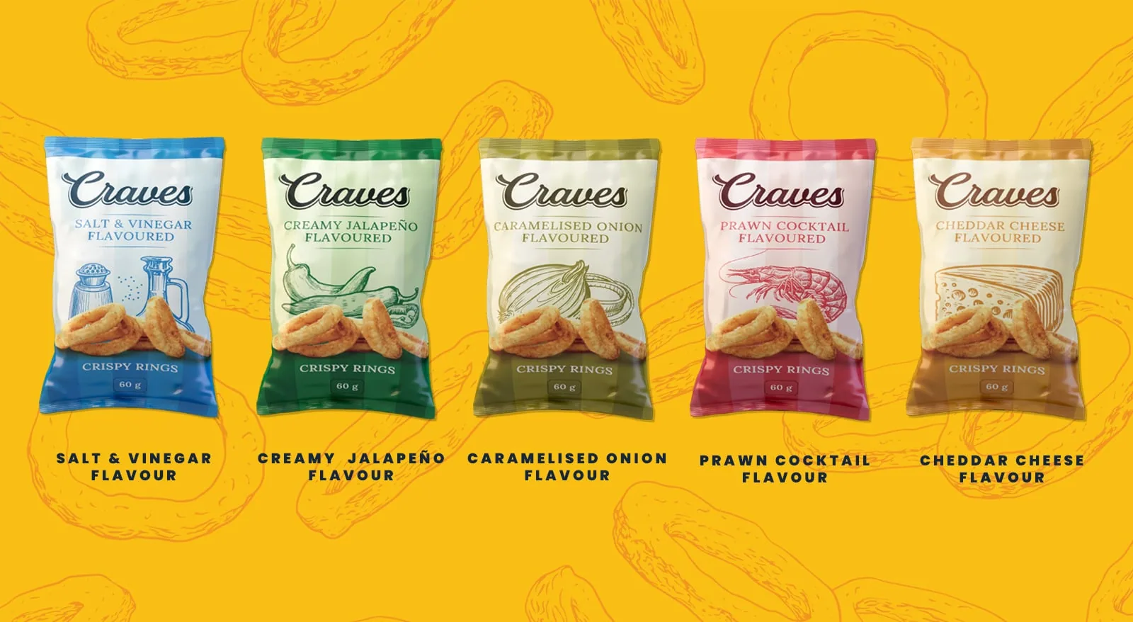 Craves updated packaging design lineup
