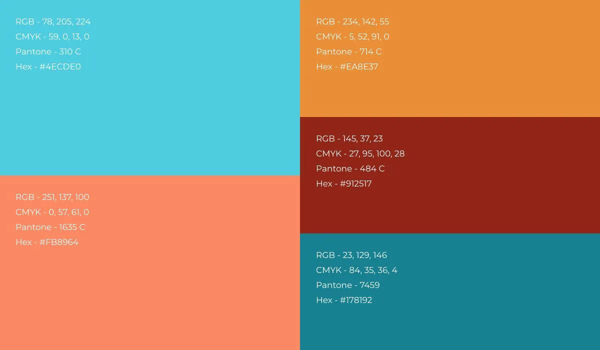 eMoyo BRAND COLOR PALETTE