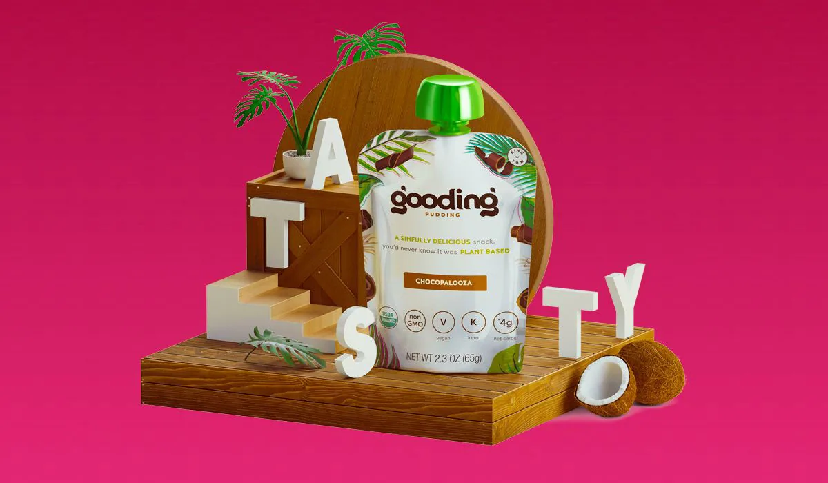 It's Gooding gooding brand and packaging identity