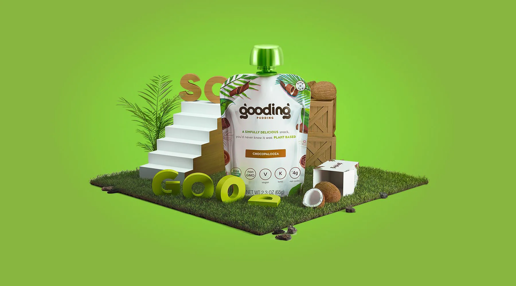It's Gooding gooding branding packaging design