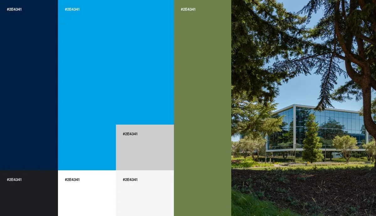 Gothic Landscape brand color strategy