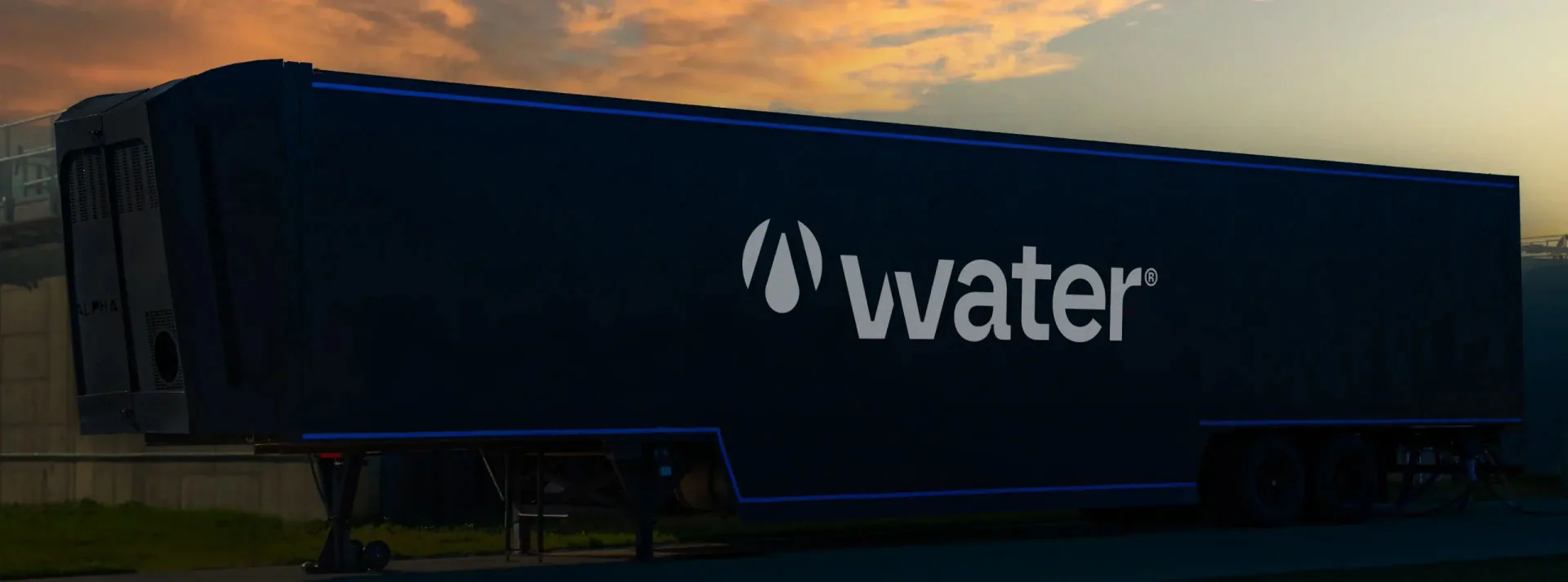 VVater branded trailer design