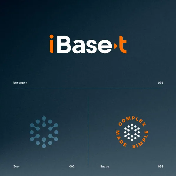 iBase-t logo design system