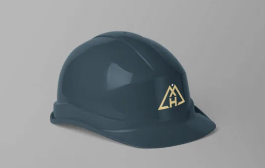 Mountain Home, Arkansas construction hat branding