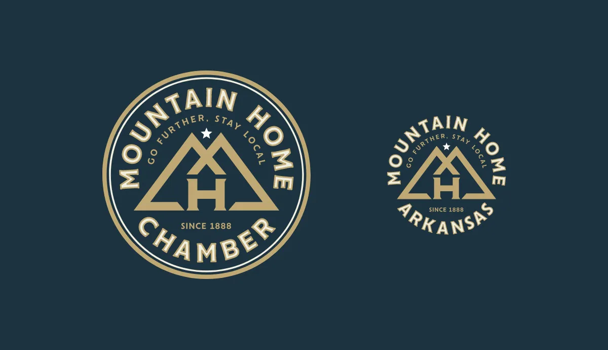 Mountain Home, Arkansas small town logo design