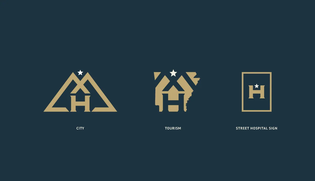 Mountain Home, Arkansas tourism logo design