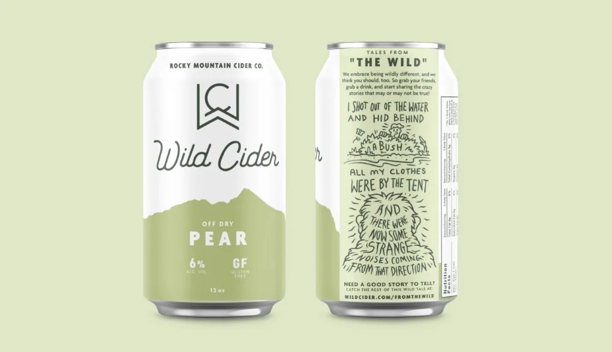 Wild Cider can design pear