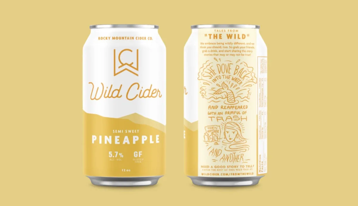 Wild Cider can design pineapple