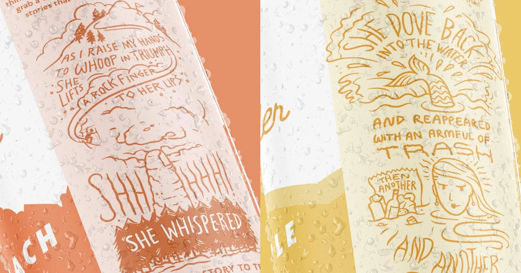 Wild Cider can illustration detail