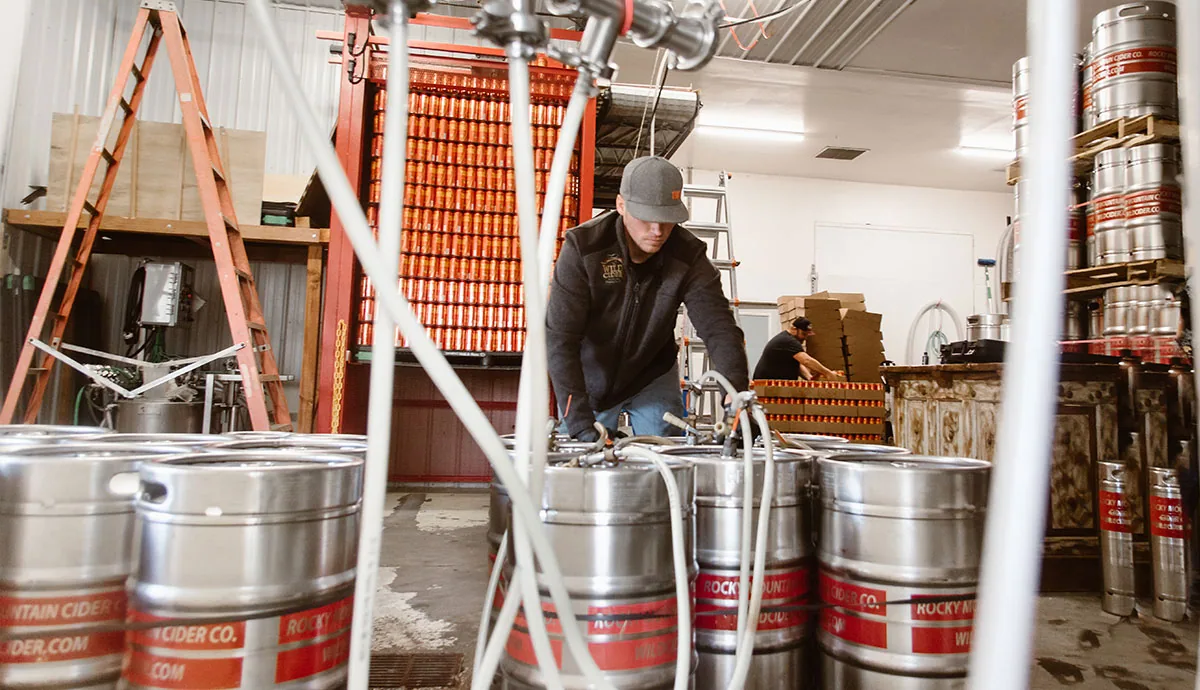 Wild Cider on site photography