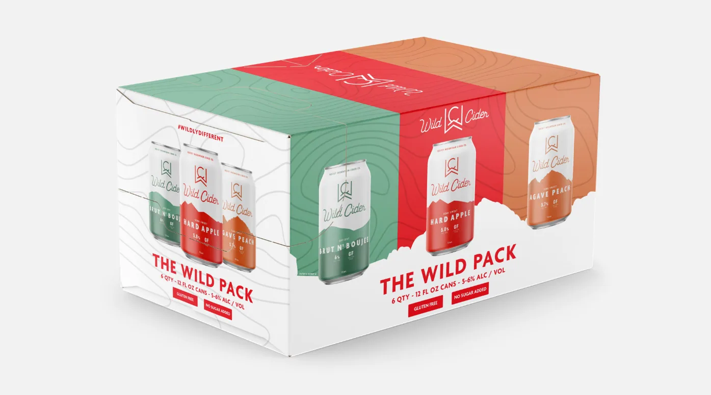 Wild Cider packaging design 1
