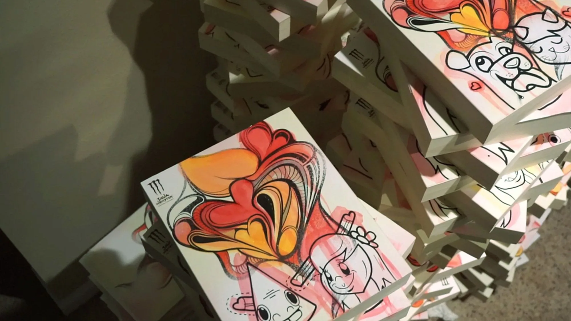 Custom branded artwork