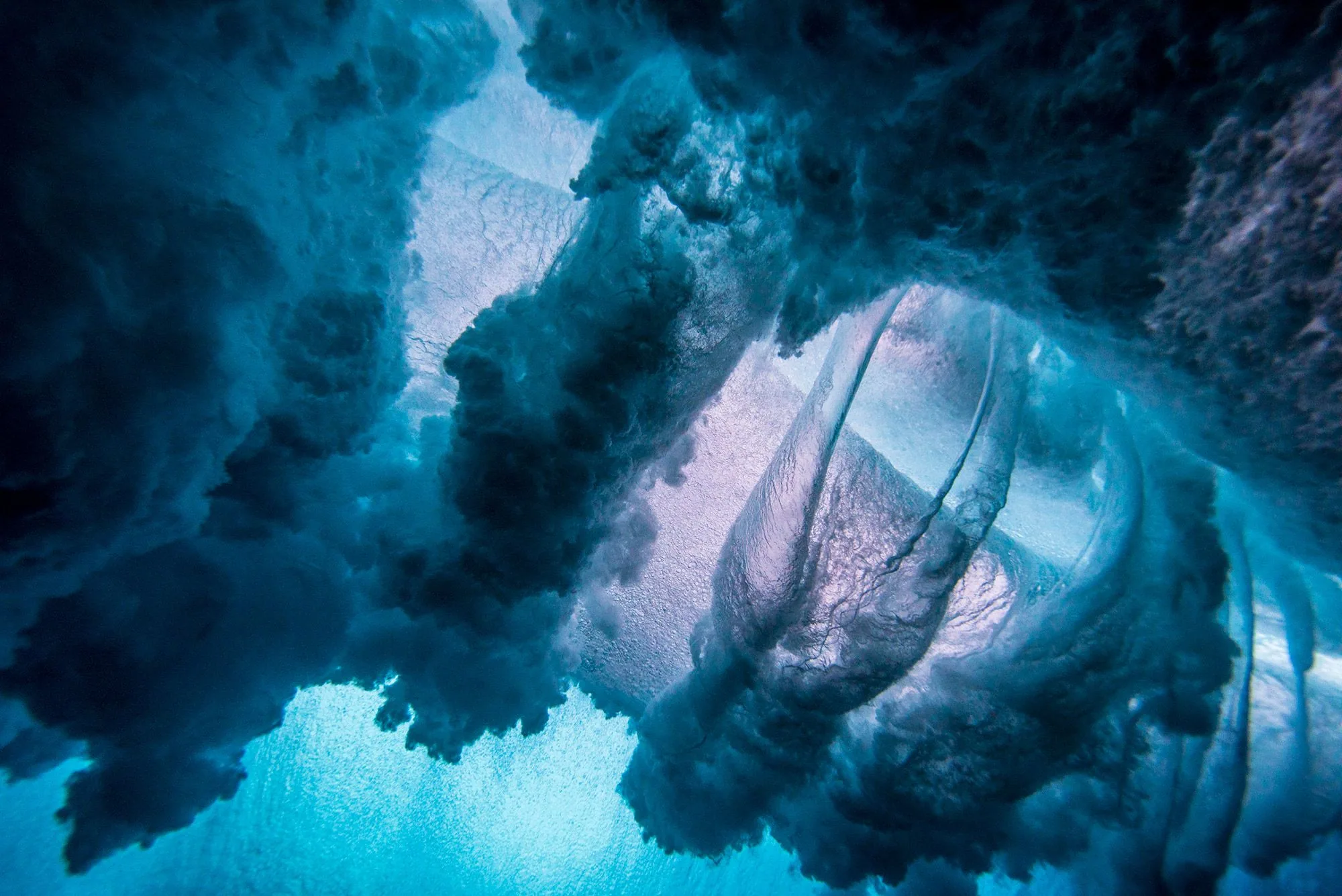 Abstract perspective underwater