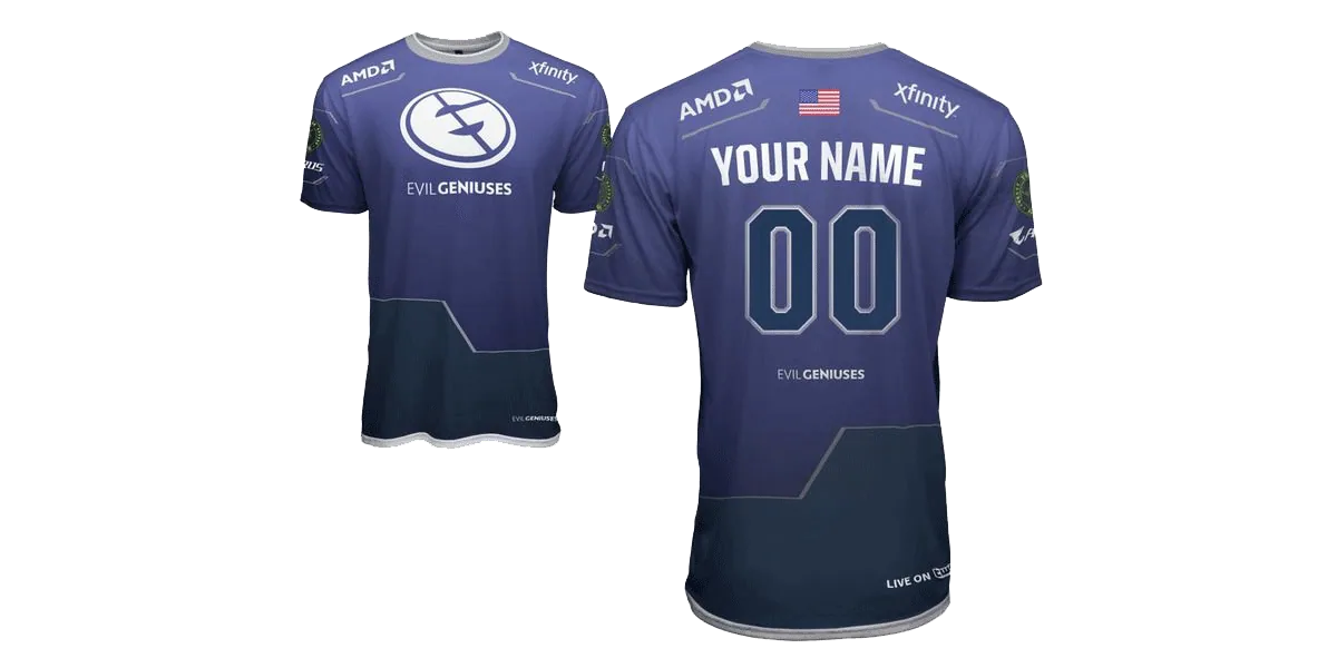 Esports jersey branding design