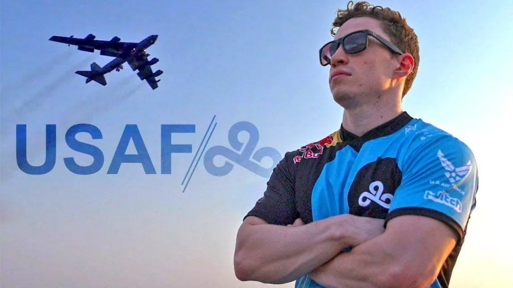 USAF esports partnership branding