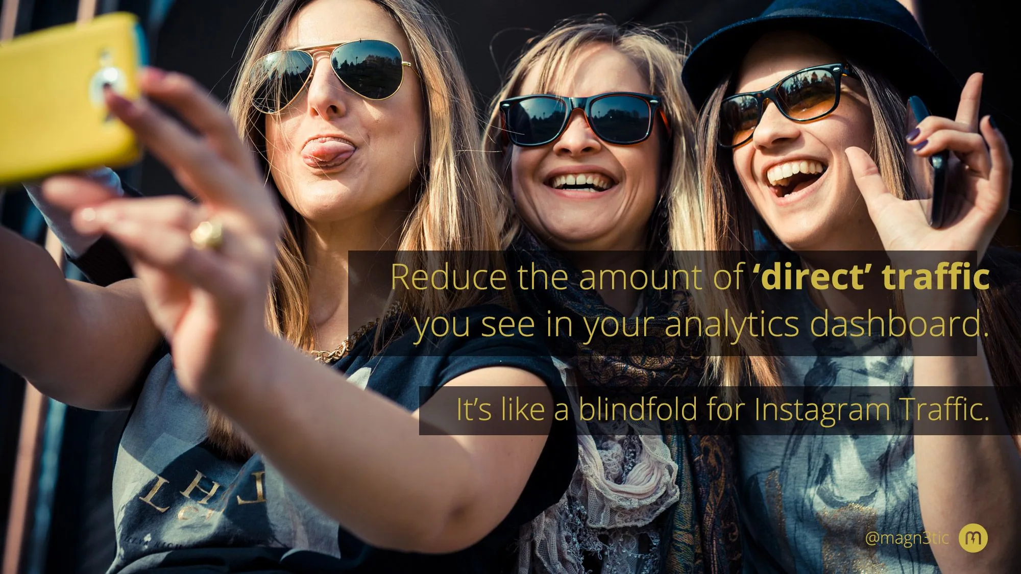 Instagram direct traffic analytics