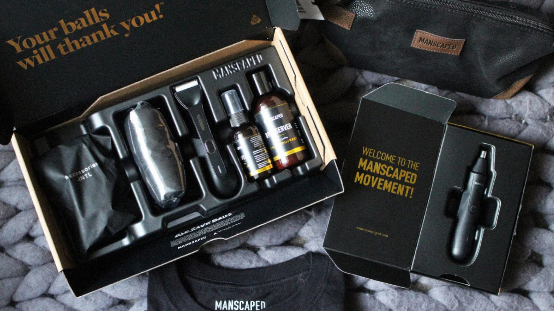 Unboxing Experience Manscaped