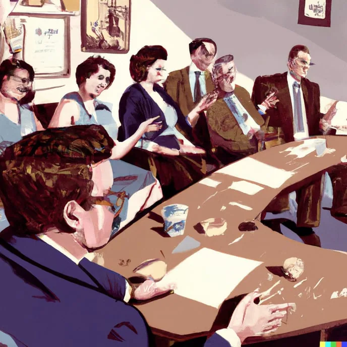 Agency of record 1950s