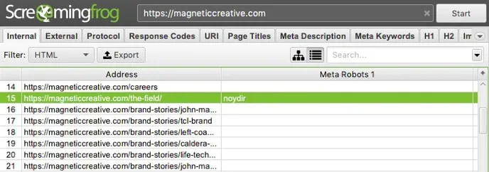 How to check meta robots tags