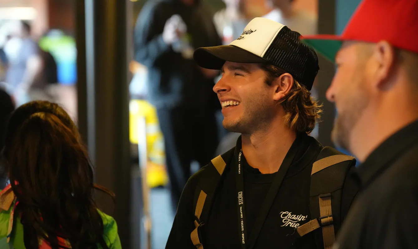 MAGNETIC team in conversation at an industry event