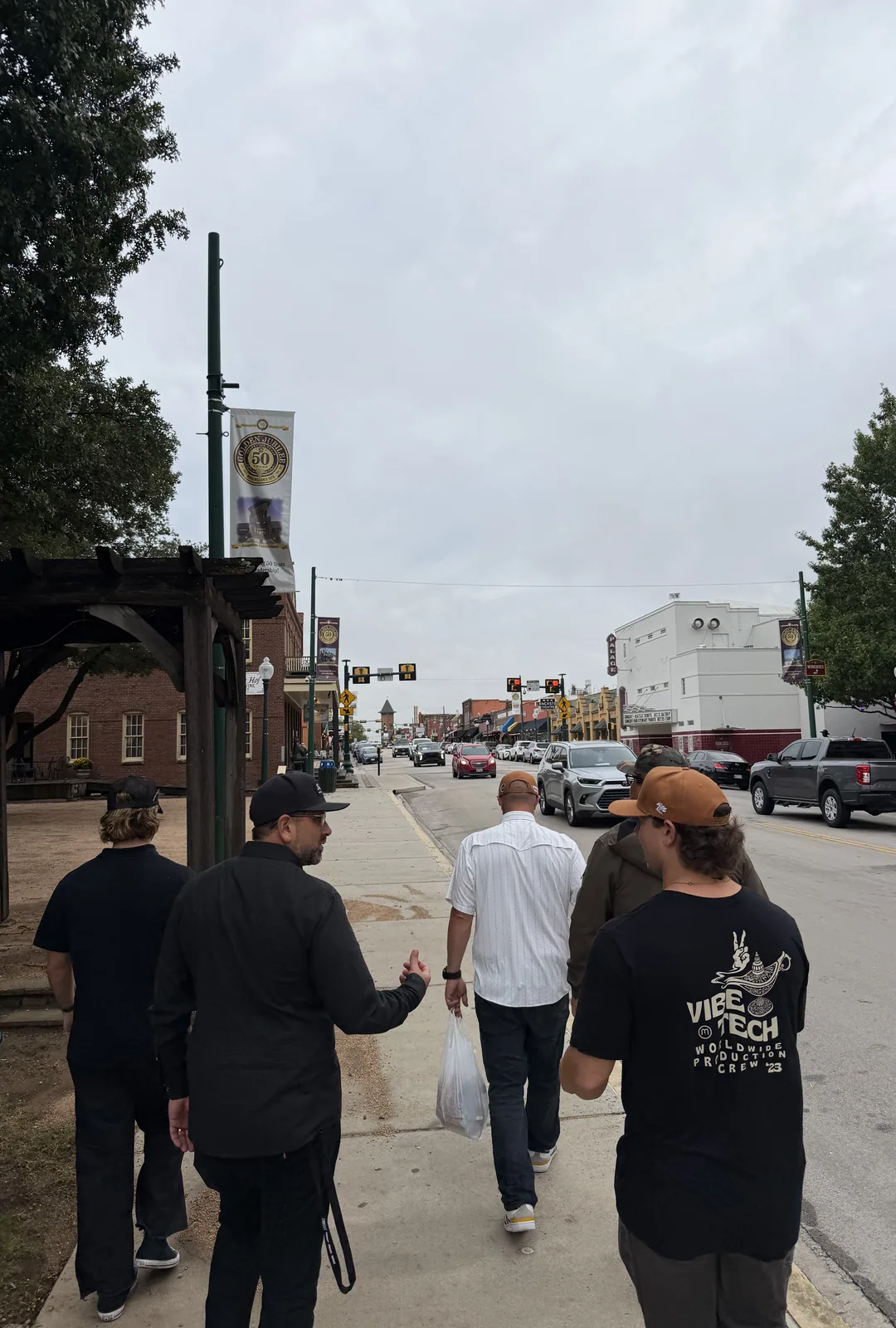 MAGNETIC team walking through the Fort Worth Stockyards