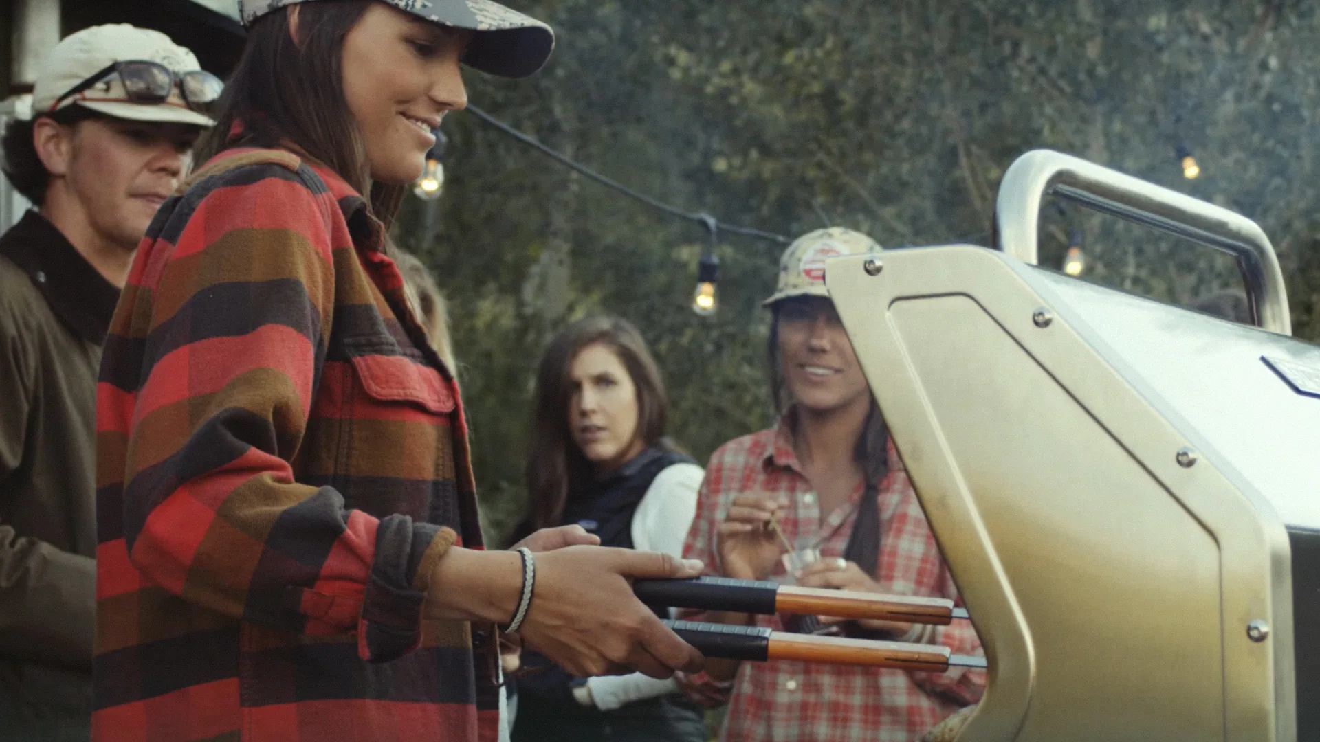 Outdoor cooking brand photo shoot by MAGNETIC, a consumer goods branding agency