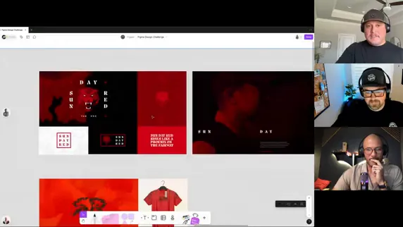 STOKE Sessions Season 2, Episode 2: FIGMA Design Challenge for Tiger Woods Sunday Red Brand, a MAGNETIC video podcast on Sun Day Red brand design